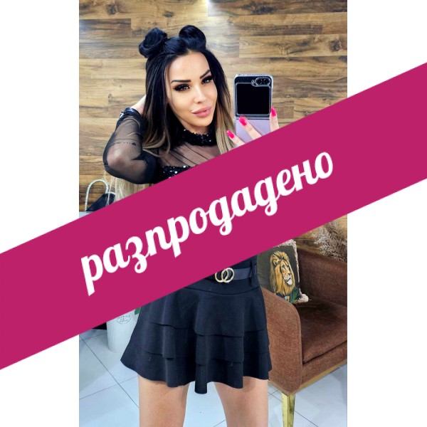 Топ feauty черен