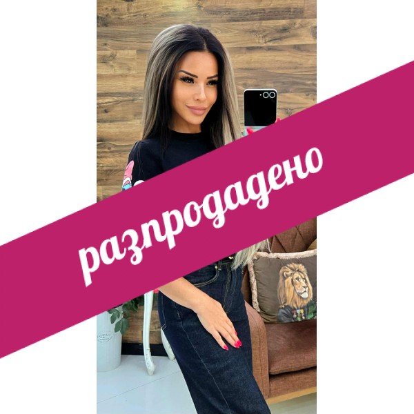блуза min min черна